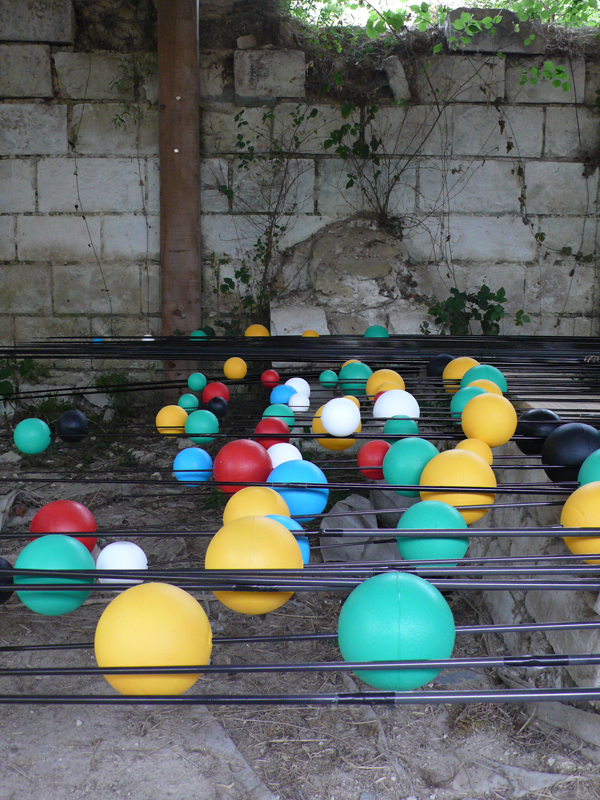 Tiphaine Hameau, Un jardin de mauvaises herbes, fort Saint-Georges, 2010. Photo courtoisie de l'artiste