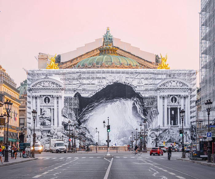 Trompe-l'œil, Retour à la Caverne - Acte I, Palais Garnier, Opéra de Paris, 2023 © JR
