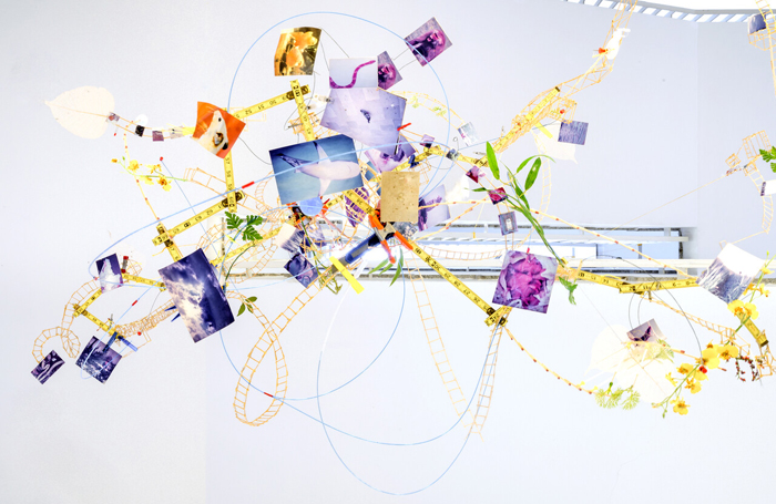 Sarah Sze,&nbsp;Still Life with Flowers, 1999. Photo: Alexandra Ivanciu