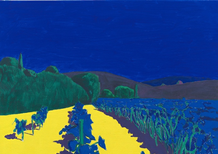 Benjamin Swaim, Gigaro (2), 2022-2023. Huile sur toile, 146 x 114 cm. Photo : Nicolas Pfeiffer © Benjamin Swaim / Adagp, Paris, 2024