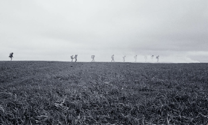 © The Play, Wind : Wandering in the Wind, Sarobetsu, Hokkaido, 1976. Collection Frac Franche-Comté 