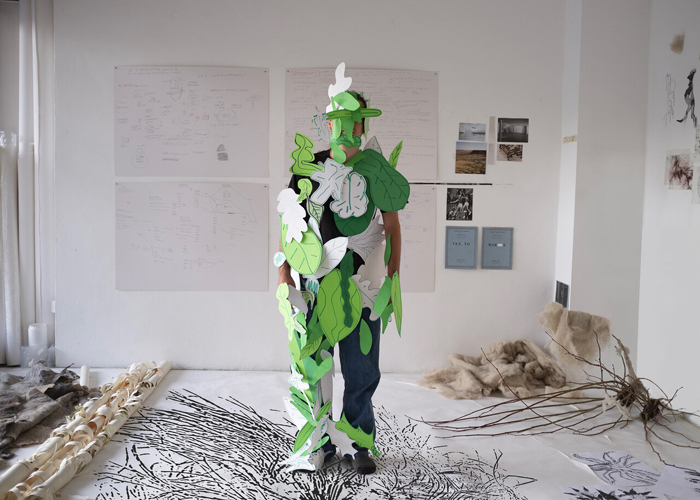 Wurmkos,&nbsp;Andare con le radici&nbsp;(Going with the roots), 2023. Photo: Patrizio Raso. Courtesy of Wurmkos