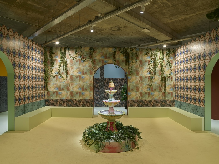 Sensory Spaces 15: Sol Calero, El Patio, 2018. Installation at Museum Boijmans Van Beuningen. Photo:&nbsp;&nbsp;Studio Hans Wilschut. 	