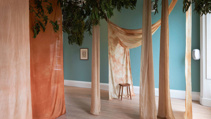 Keg de Souza,&nbsp;Blue Haze, 2023. Installation view, Inverleith House, Royal Botanic Garden Edinburgh, 2023. Photo: Ruth Clark. 