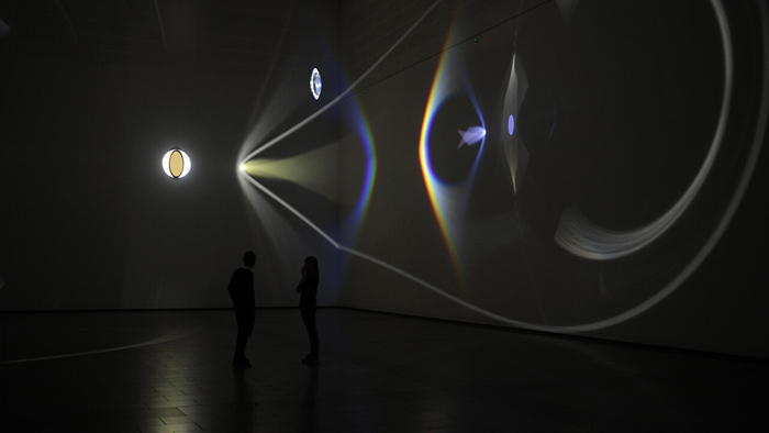 Olafur Eliasson,&nbsp;Your circadian embrace, 2023. Courtesy of the artist, neugerriemschneider, Berlin; Tanya Bonakdar Gallery, New York/Los Angeles. Photo: Christian Uchtmann/Studio Olafur Eliasson. 
